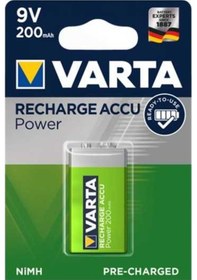 Resim Varta Şarj Edilebilir Pil 9V 200Mah-56722 