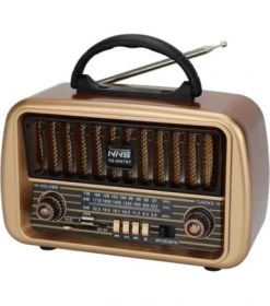 Resim Periboia Klasik Taşınabilir Model Nostaljik Radyo 