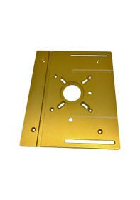 Resim Maiyame Siyah/altın Alüminyum Flip Tahtası - 85x85mm Montaj Delikli - 240x200mm 