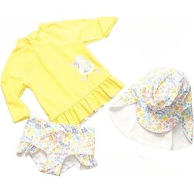 Resim Upf50+ Güneş Korumalı Mayo Sarı 