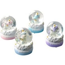Resim Mini Işıklı Unicorn Kar Küresi 