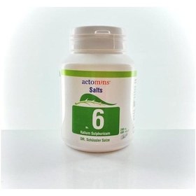 Resim Schüssler Tuzları No6 Kaliumsulfuricumd6-400 Tablet- 04-2025 