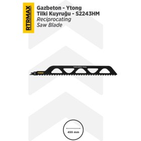 Resim RTRMAX RH17675 Gazbeton - Ytong Tilki Kuyruğu - S2243HM Model 455 mm 