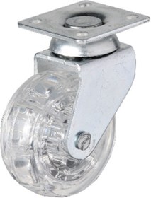 Resim Skygo Hts 325 - 50x20 mm Şeffaf Makaralı Tablalı Teker 4 Adet 