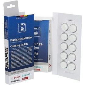 Resim Bosch Siemens Gaggenau Kahve Espresso Makinesi Temizleyici Tablet 10'lu 