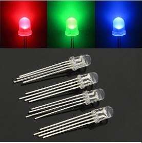 Resim 20 Adet 5mm 4 Pin Rgb Led Flash Kırmızı Yeşil Mavi Arduino 