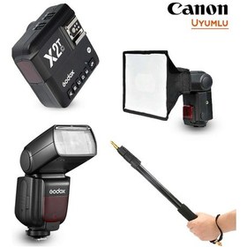 Resim Godox TT685II-C Canon Flaş Full Set - Portable Boom 