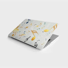 Resim Laptop Sticker Bilgisayar Notebook Pc Kaplama Etiketi Renkli Nota 