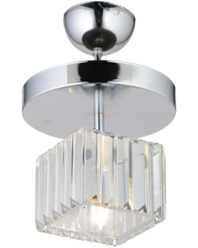 Resim İstanbul Avize Lara Tekli Yuvarlak Krom K-10 Avize 