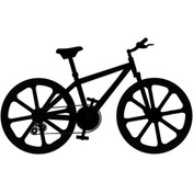 Resim Kıvırcıkyoga Bisiklet Oto Motor Laptop Duvar Folyo Sticker (Tip 2) 20x12 Cm 