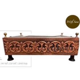 Resim Cahvee Kumda Kahve Makinesi | 60x40x25 cm | Cezvesiz | 2000W | El Yapımı Bakır | Elektrikli | Kum Dahil 