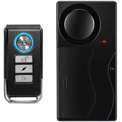 Resim Xuweiwei 1 Set Sf04r 03c Kablosuz Hirsiza Karsi Alarm Sistemi Bisiklet Scooter Kapi Pencere Arac İcin 110db Uzaktan Kumanda Hareket Sensorlu Siren 