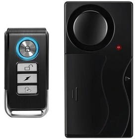 Resim Xuweiwei 1 Set Sf04r 03c Kablosuz Hirsiza Karsi Alarm Sistemi Bisiklet Scooter Kapi Pencere Arac İcin 110db Uzaktan Kumanda Hareket Sensorlu Siren 