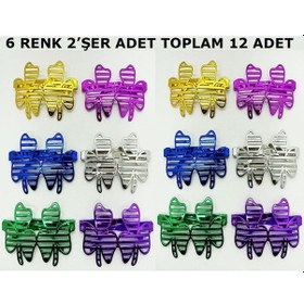 Resim Parti Aksesuar Parti Gözlüğü 6 Renk 12 Adet 
