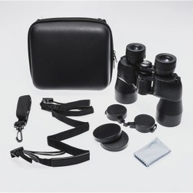 Resim 10x42 Profesyonel El Dürbünü - Büyük Mercek - Süper Netlik - 1000m/97m - Siyah Siyah 