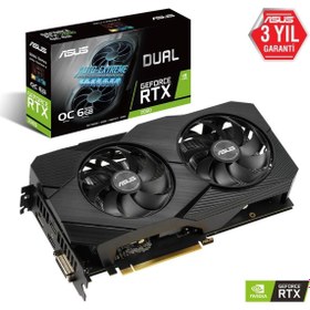 Resim ASUS Geforce RTX 2060 Dual 6 GB Evo Oc Drivers GDDR6 192 Bit 