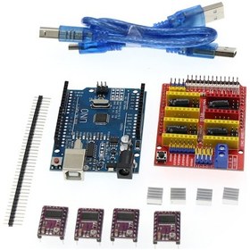 Resim Xiyyadms 3d Yazıcı Ve Cnc Shield V3 Seti - Yüksek Performanslı Drv8825 Ve A4988 Motor Sürücüleri İçeren Gelişmiş Kit 