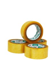 Resim Nuga 4 Lü Şeffaf Koli Bandı 45 Mm * 100 Metre Akrilik (4 Adet) 
