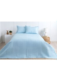 Resim Camıla - Mavi%100 Mıcro Yatak Örtüsü Seti Renkli 