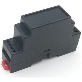 Resim Ray Tip Siyah Plastik Kutu 24 x 59 x 88mm Elektronik Devre Proje Prototip Sigorta Röle Otomasyon 