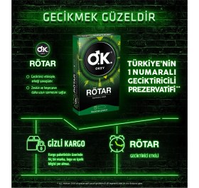 Resim Okey Prezervatif Karışık 3'lü Set 