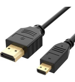 Resim PrimeX Plus PX-1121-5 Micro HDMI To HDMI 1080P Full HD Kablo 5 mt 