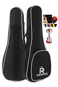 Resim Rennes UCS-21 Soprano Ukulele Çantası Gigbag Softcase Kılıf 