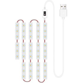 Resim Geeksen Akıllı Sensörlü Led Ayna Işıkları: El Hareketiyle Parlaklık Ayarı, Usb Güç Kaynağı, Kolay Kurulum 