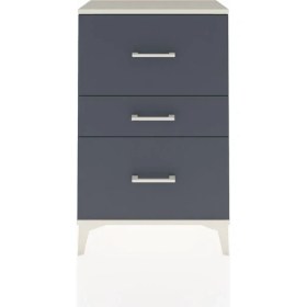 Resim Arges Komodin 3 Çekmeceli 60X30X96 Aytaşı-Antrasit 