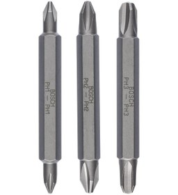 Resim Bosch - Çift Taraflı Vidalama Ucu Ph1-2-3 60 Mm 3'Lü 