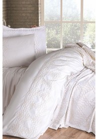 Resim Çeyiz Diyarı Kristina 10 Parça Çeyiz Seti Krem Krem 