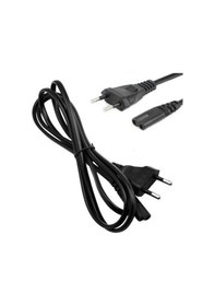 Resim Ac Power Güç Kablosu Tv-Radyo -Notebook Adaptör Için 2 Pin Teyip 