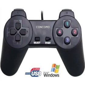 Resim CONCORD C-851 USB 2.0 Type A PC GAME PAD OYUN KOLU 