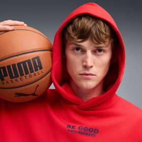 Resim Puma Hoops X E.T. Hoodie - Kırmızı / 