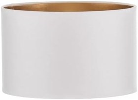 Resim Levaillant Krem Abajur Şapka & Başlık - İçi Gold Kaplama, 30 cm Çap, 21 cm Yükseklik - Özel Üretim & Kusursuz İşçilik 