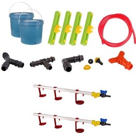 Resim TavPet Nipel Suluk Seti Montaj Aparatlı 40 Lt Depolu (Set/48) 