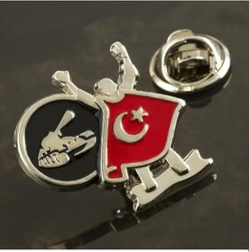 Resim Techmrt Ay Yıldız Yaka Rozet-gümüş Rengi Çok Renkli 