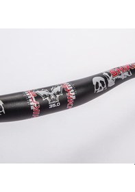 Resim Electric Suntek Alüminyum Dağ Bisikleti Gidon Siyah 720mm, Katlanır Uyumlu Siyah 