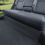 Resim 2021-2025 Tesla Model Y için arka koltuk altı koruma pedi, Model Y Juniper ikinci sıra koltuğu PU Deri anti-kick pedi, araç içi kir ve aşınma önleyici ped seti, 1 adet 