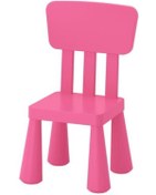 Resim IKEA 3 - 6 Yaş - Mammut Çocuk Sandalyesi - Pembe Pembe Polipropilen 1 