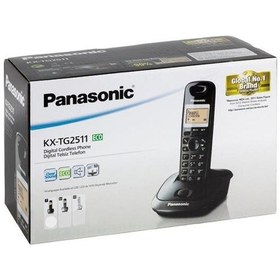 Resim Panasonic Kx-tg2511 Siyah Dect Telsiz Telefon 