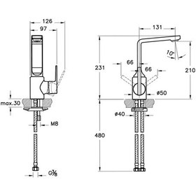 Resim Artema Suit L A4247026 Döner Borulu Lavabo Bataryası Bakır 