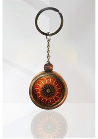 Resim Mandala Ahşap Anahtarlık Tek Ebat N11.3306 