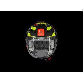 Resim Mt Helmets Mt Çocuk Lıte Dino A1 Motosiklet Kaskı Siyah 