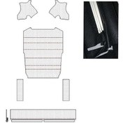 Resim VW 1300-1303 Tavan Döşemesi Delikli Siyah 