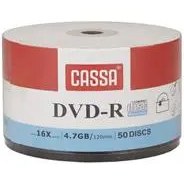 Resim Cassa 9453 DVD-R 16x 4.7 GB Shrink - 50 Adet 