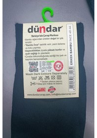 Resim Dündar Çorap Dündar Erkek Bambu Yazlık Uzun İnce Çorap 5534 - 6 Adet Siyah 