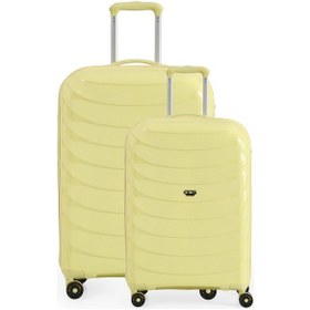 Resim Ççs 5263 Büyük Kabin 2 Li Valiz Seti Sarı 