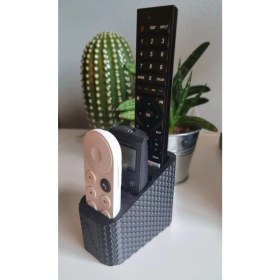 Resim Dlc 3d Design 3 Gözlü Kumandalık Televizyon Uydu Alıcısı Klima Kumandası Tutucu Kumanda Düzenleyici DLC3DDESIGN 