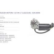 Resim SGR 12V Silecek Motoru Vw Lt Iı [28,35,46] 
